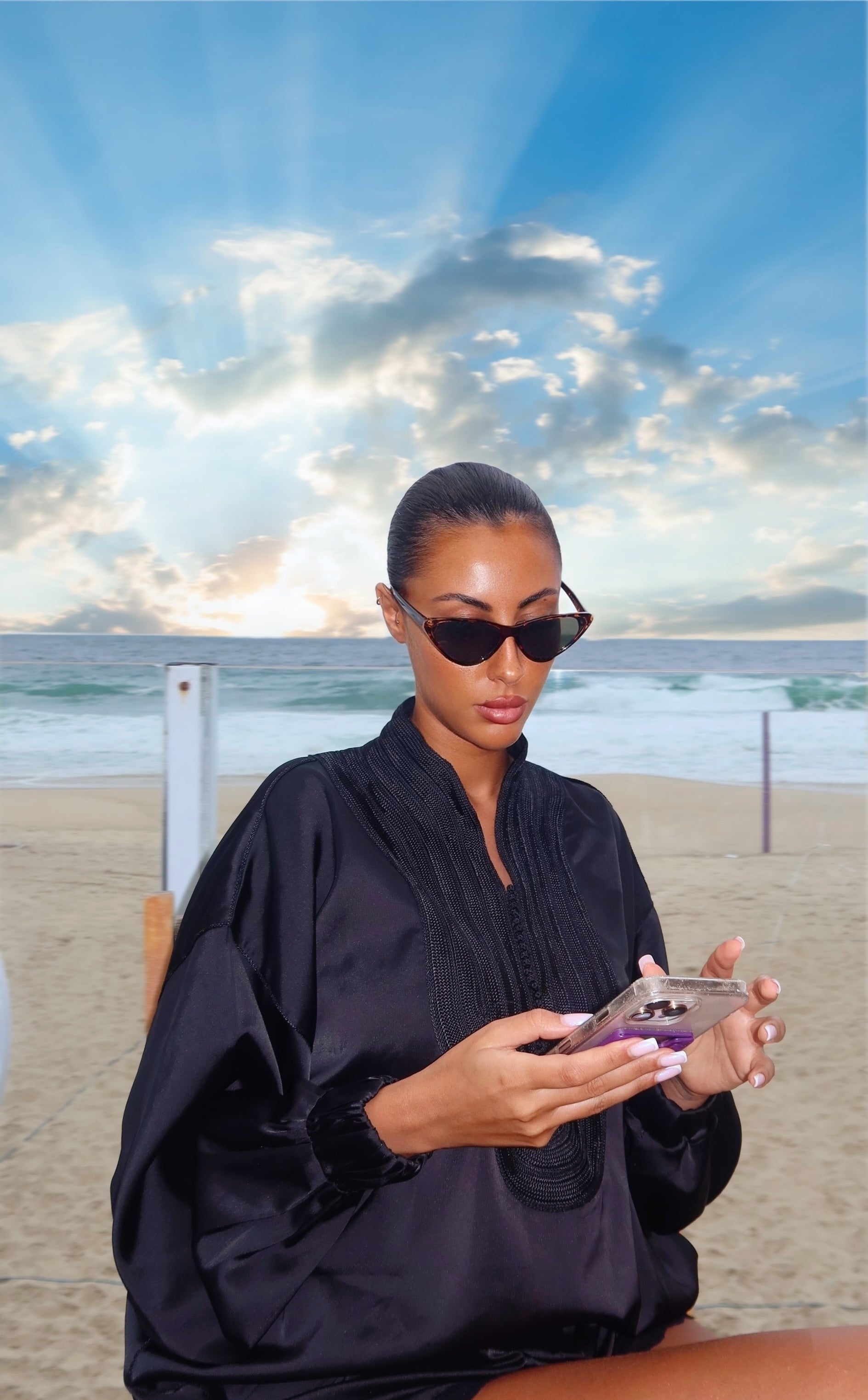 Hoodie BELDI - Full Black - Jogger Version