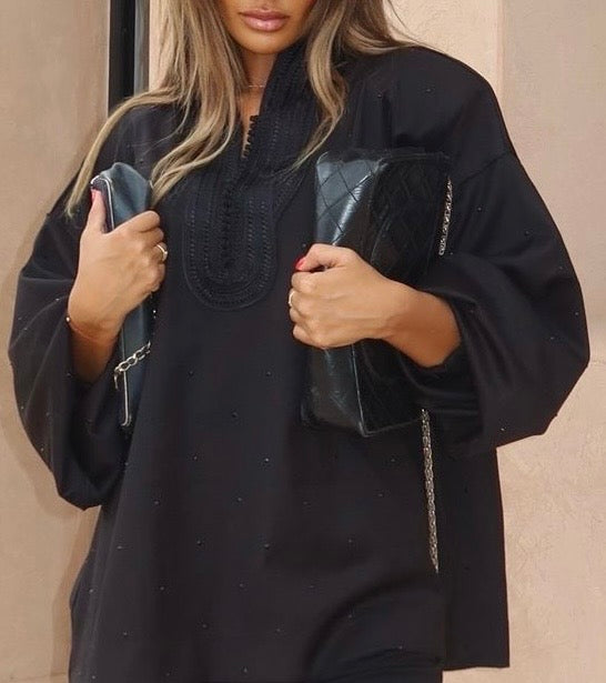 BELDI Set - Black Swarovski