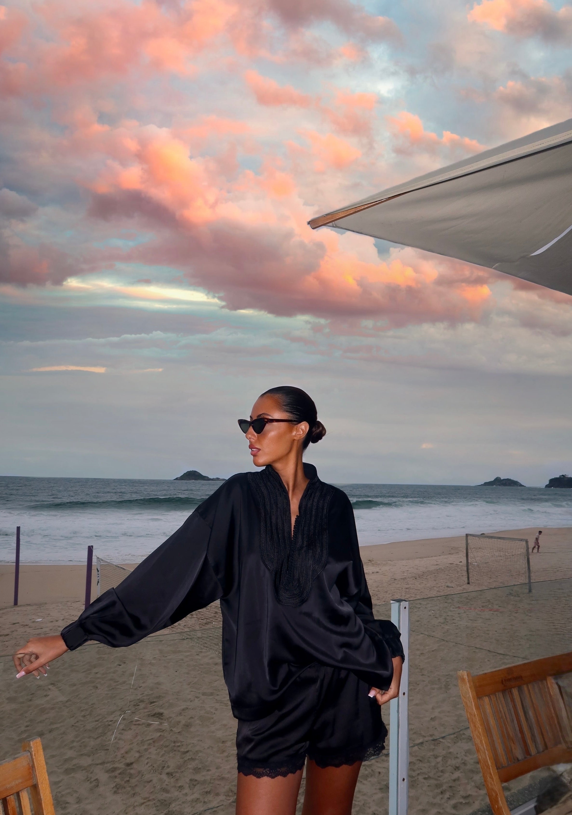 Hoodie BELDI - Full Black - Jogger Version