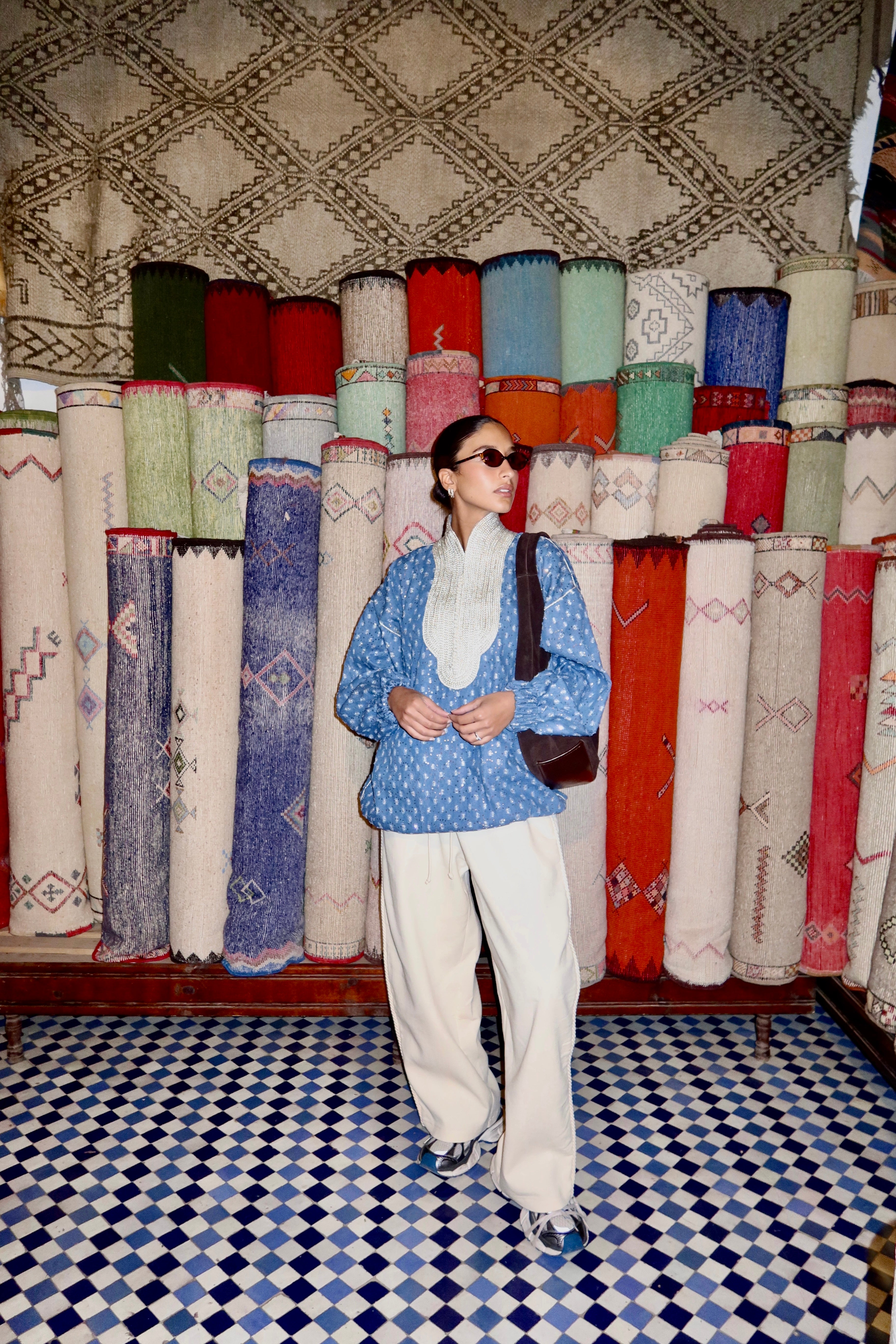 BELDI Hoodie - Diamonds Denim